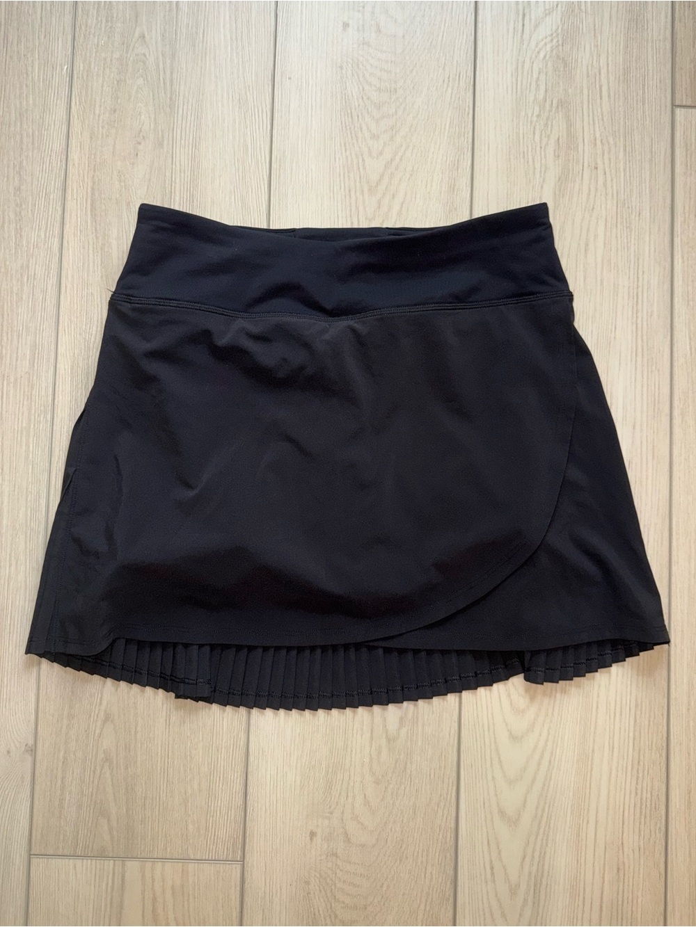 Lululemon Black Pleated and Lined HR Tennis Skirt